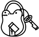 Indian Election Symbol Lock And Key.svg