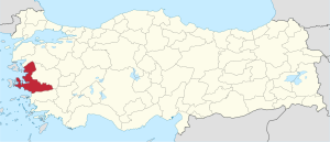 Izmir на карте