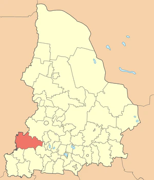 Шалинский район на карте