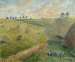 Camille Pissarro - Paysage avec meules, Osny (PD 718).jpg