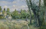 Camille Pissarro - Sunlight on the Road, Pontoise - Google Art Project.jpg