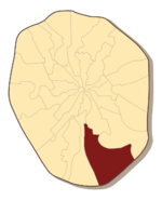 Красногвардейский район на карте 1978 года
