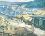 Petrov-Vodkin. African village.jpg