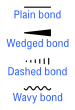 Skeletal formula samples stereochemistry.svg