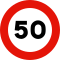 Velocidad máxima (50 km/h)
