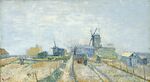 Vincent van Gogh - Montmartre- molens en moestuinen - Google Art Project.jpg