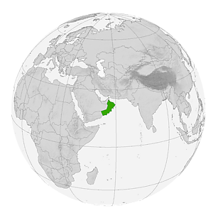 Оман на карте мира