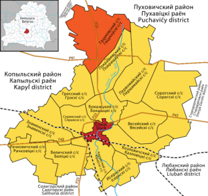 Гацуковский сельский Совет на карте