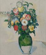 'Fleurs dans un pot d'olives' by Paul Cézanne. 1880-82.jpg