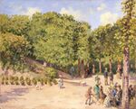'Town Park in Pontoise ' by Camille Pissarro, 1873, Hermitage.JPG