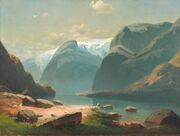 Алексей К. Саврасов - Озеро в горах Швейцарии (1866).jpg