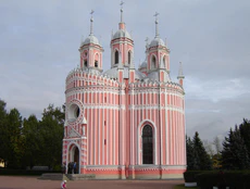 7 Чесменская церковь Вид с юго-запада-1.jpg