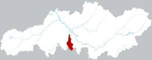 Тяньсинь на карте