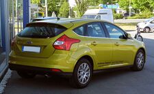Ford Focus 1.6 EcoBoost Titanium (III) – Heckansicht, 2. Juni 2011, Mettmann.jpg