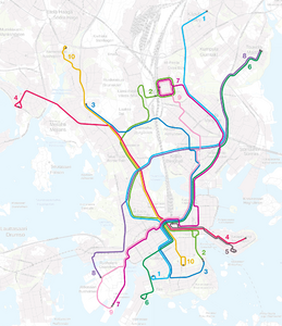 Helsinki tram map 2020.png