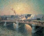 Pissarro - Le pont Boieldieu à Rouen, soleil couchant, 1896.jpg
