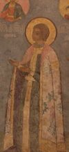 Frescos in Cathedral of the Archangel in Moscow - west wall 01 - Dmitry Krasny.jpg