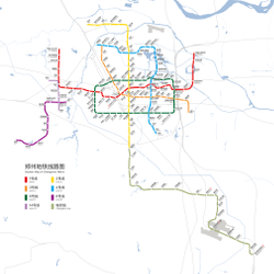 System Map of Zhengzhou Metro (with realistic scale).png