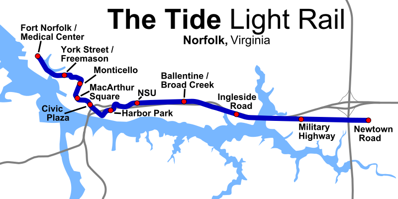 Tide light rail map.svg