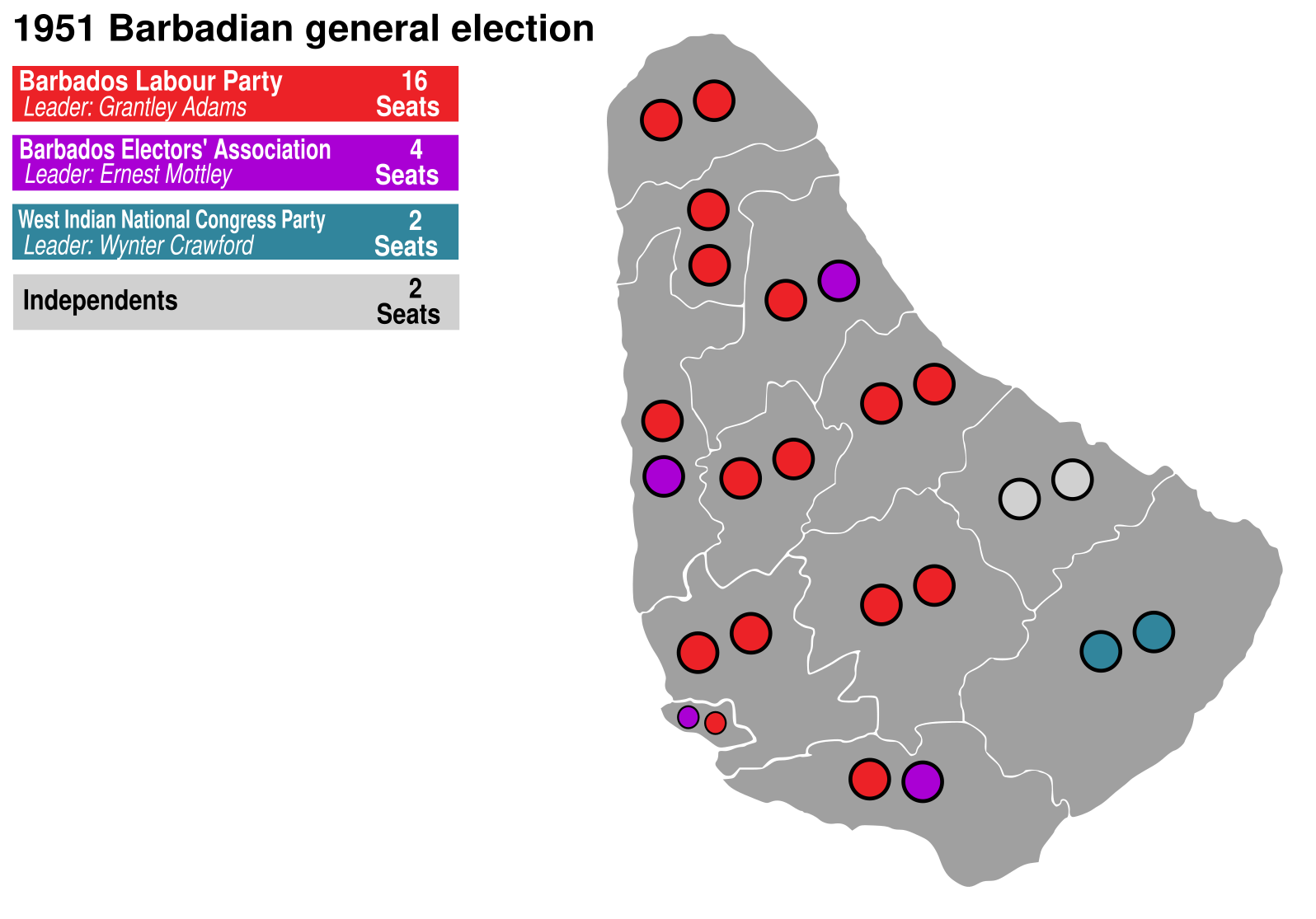 1951 Barbadian general election.svg