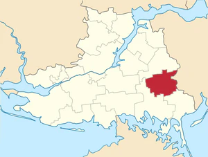 Ивановский район на карте