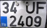 Motorcycle license plate Turkey (34 - Istanbul).jpg