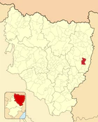 Расположение муниципалитета на карте провинции