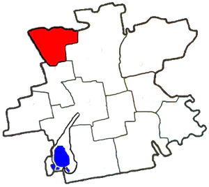 Вольненский сельский совет на карте