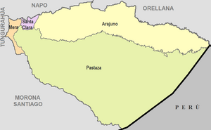 Пастаса на карте