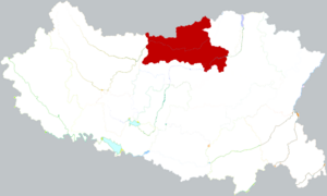 Юннянь на карте