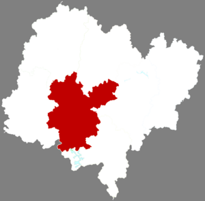 Шанхан на карте