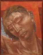 Christ's head by Petrov-Vodkin (1921, Paleev col).jpg