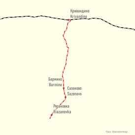 Схема конца 2010-х, после разборки всех ответвлений