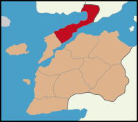 Çanakkale location Gelibolu.svg