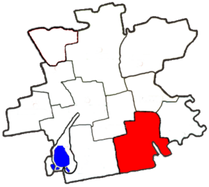 Марьянский сельский совет на карте