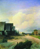 Fedor Vasilyev Street in a Village 1868.jpg