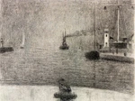 Seurat - The Port of Honfleur, 1886.jpg