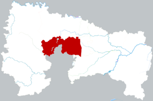 Лунъань на карте