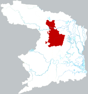 Линьли на карте