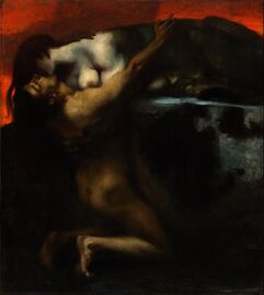 Franz von Stuck - The Kiss of the Sphinx - Google Art Project.jpg
