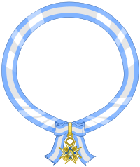 Heraldic Ribbon of the Order of Charles III Male.svg