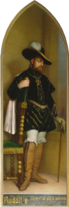 Kaisersaal Frankfurt am Main, Nr. 41 - Rudolf II., (Carl Johann Nepomuk Hemerlein).png