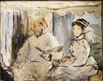 Monet in his Studio by Edouard Manet - Staatsgalerie - Stuttgart - Germany 2017.jpg