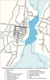 Plan of Konotop, late XVII - early XVIII (uk).svg