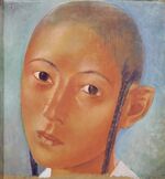 Portrait of uzbek boy by Petrov-Vodkin (1921, GRM).jpg