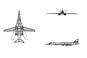 Rockwell B-1B Lancer 3-view line drawing.png