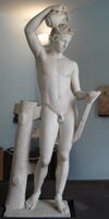 Satiro versante - Da Prassitele -370-60 aC- - Copia romana cropped.jpg