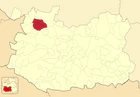 Расположение муниципалитета на карте провинции