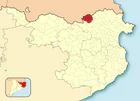 Расположение муниципалитета на карте провинции