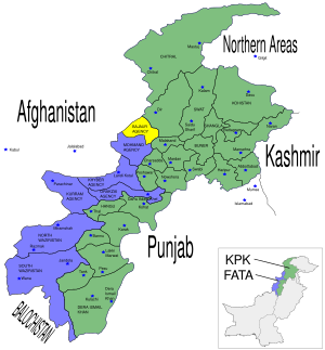 Баджаур на карте